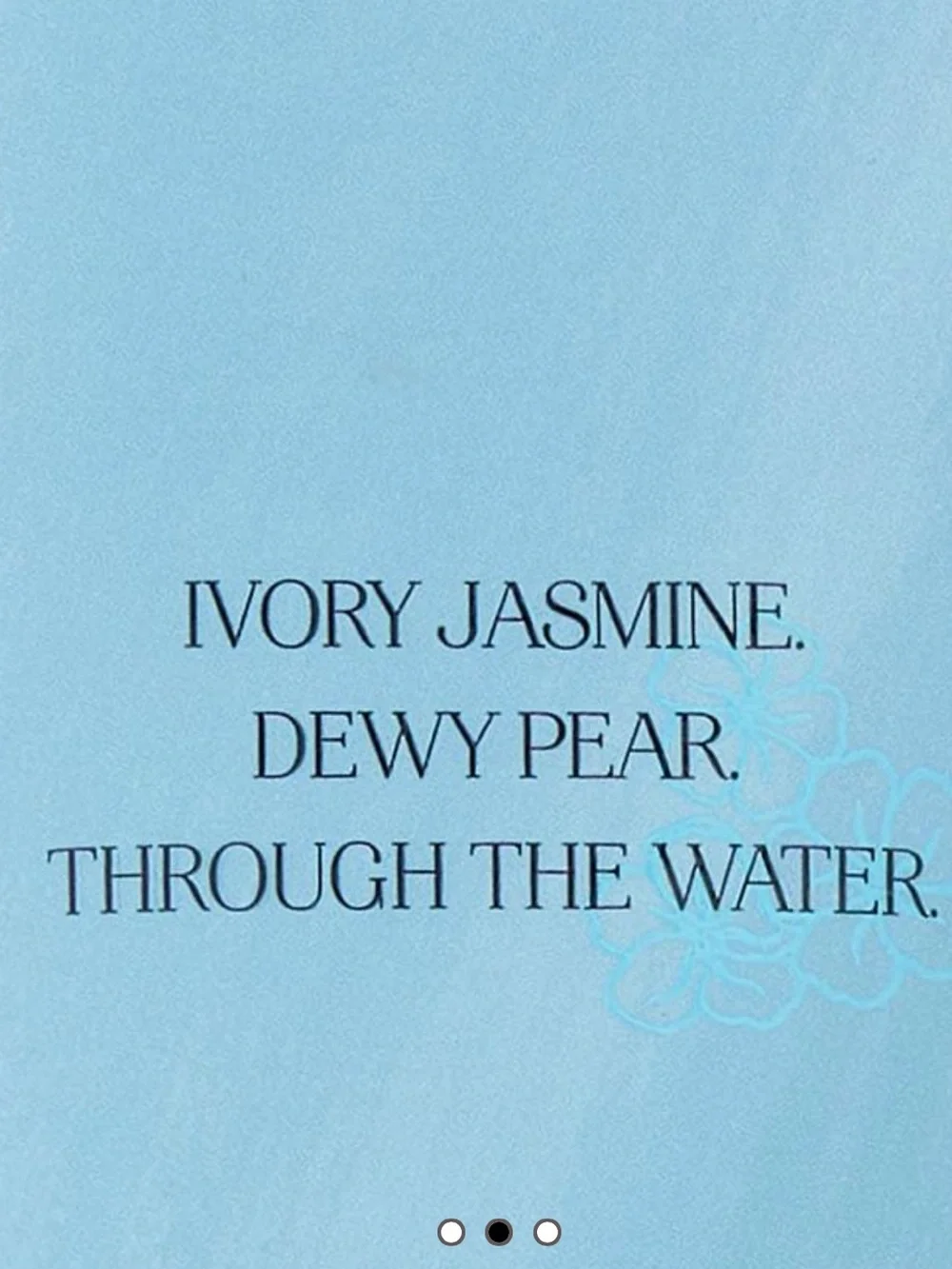 Victoria's Secret Jasmine Rainfall Fragrance Lotion - ivory jasmine & dewy pear